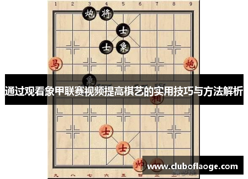 通过观看象甲联赛视频提高棋艺的实用技巧与方法解析 通过观看象甲联赛视频提高棋艺的实用技巧与方法解析
