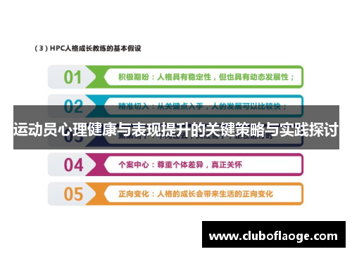 运动员心理健康与表现提升的关键策略与实践探讨